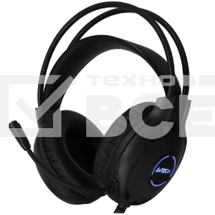Наушники с микрофоном A4Tech Fstyler FH300U черный 2м накладные USB оголовье