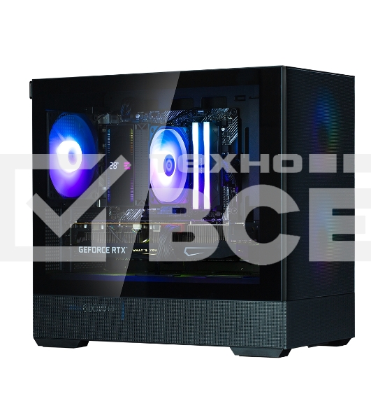 Компьютерный корпус ZALMAN P30 AIR, MATX, BLACK, WINDOW, 2xCombo (3.5'' or 2.5''), 3x2.5