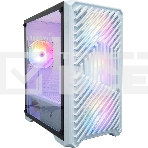 Компьютерный корпус 1STPLAYER TRILOBITE T5 White / mATX, TG / 4x120mm LED fans inc. / T5-WH-4F1-W, фото9