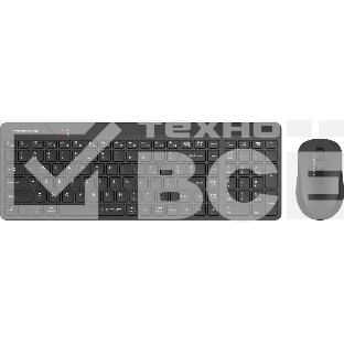 Клавиатура + мышь A4Tech Fstyler FG2300 Air2 клав:черный мышь:черный USB беспроводная slim