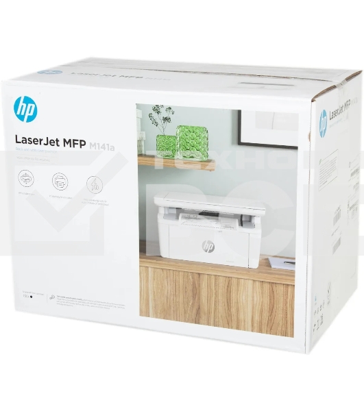 МФУ лазерный HP LaserJet M141a (7MD73A), A4, ч/б, печ. до 20 стр/мин., 600 x 600 dpi, USB
