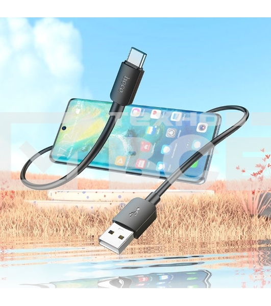 Кабель Hoco X96 Hyper 27W TYPE-C USB (m)-USB Type-C (m) 1м черный коробка