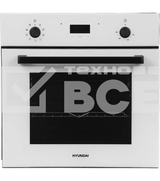 Духовой шкаф электрический Hyundai 6009.25 WG белый стекло
