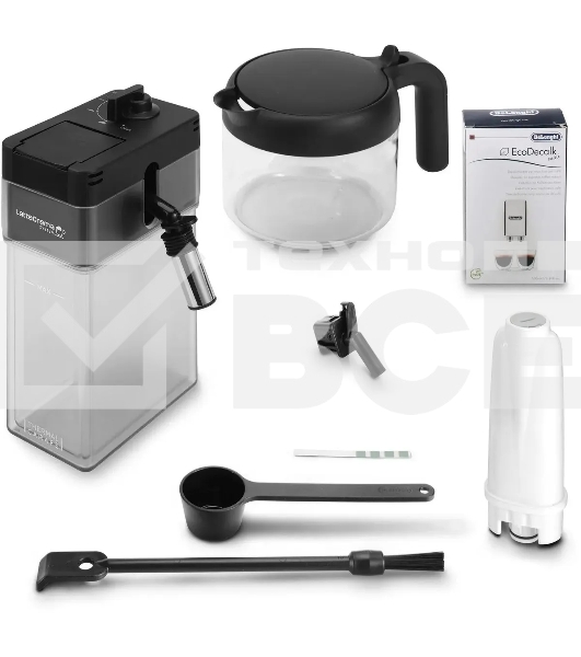 Кофемашина автоматическая DeLonghi ECAM610.75.MB черный/серебристый, исп. кофе - молотый/зерновой, 2.2 л, 1450 Вт, 19 Бар