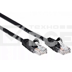 Патчкорд литой iOpen  UTP кат.5е 1м черный <ANP511_1M_BK>, фото 1