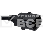 Блок силовых розеток Cabeus, Shuko х 8, вход IEC 320 C14, для шкафов, шнур 2 м, 50х490х50 мм (ВхШхГ), 10А, выключатель, черный, фото2