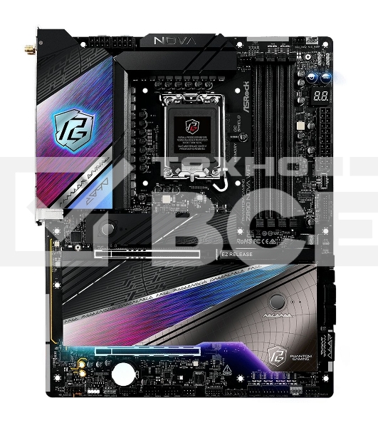 Материнская плата ASRock Z890 Nova WiFi, LGA 1851, Intel Z890, 4xDDR5, 4xSATA, 6xM.2, 1xPCIe 5.0 x16, 1xPCIe 4.0 x16, 1xPCIe x4, 1xHDMI, 2xThunderbolt 4, 1x5Gb LAN, 1x2.5Gb LAN, 4xUSB-A 3.2 Gen 2, 4xUSB-A 3.2 Gen 1, 2xUSB 2.0, 7.1, ATX