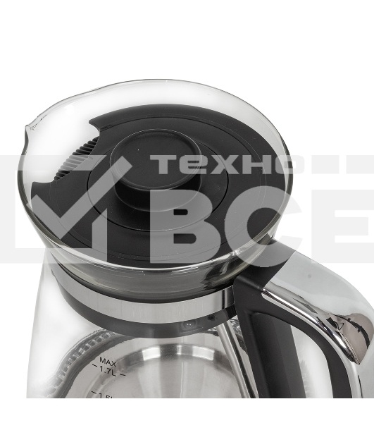 Чайник электрический Pioneer KE805G 1.7 л, 2200 Вт, серебристый