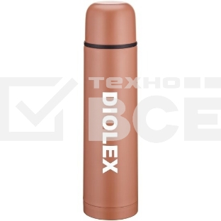 Термос Diolex DX-750-2C 750 мл, какао, с узким горлом