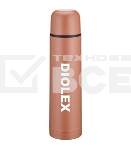 Термос Diolex DX-750-2C 750 мл, какао, с узким горлом