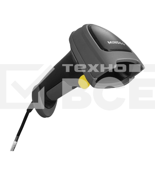 Сканер штрих-кода ручной Mindeo MD7919 Multiscan 2D Imager, проводной, USB, RS232, чёрный/серый