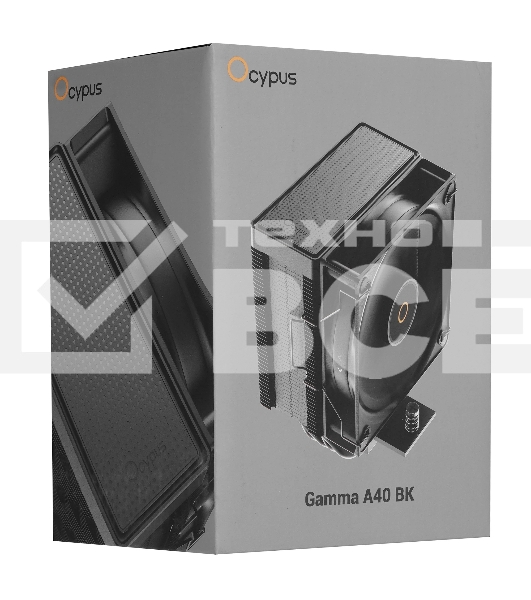 Кулер для процессора Ocypus Gamma A40 BK Gamma-A40-BK1NNWN00X-GL черный 100мм алюминий+медь 29,5db 4-pin 200W 133мм
