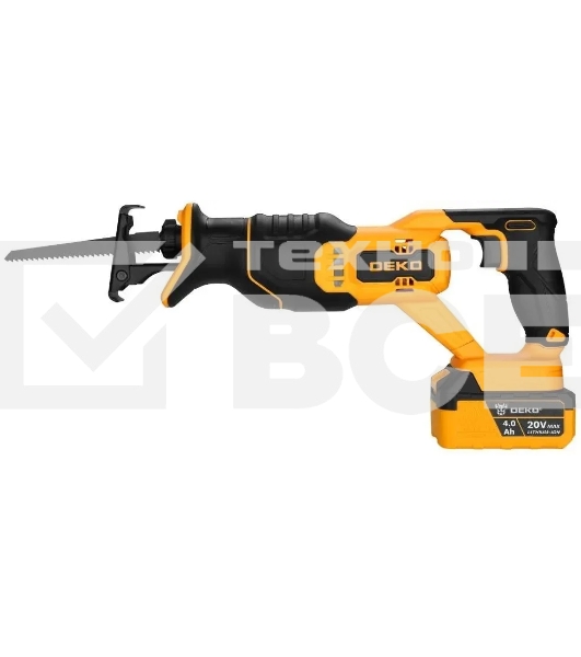 Сабельная пила Deko DKRS20 20Вт аккум. 2800ход/мин (085-1126)