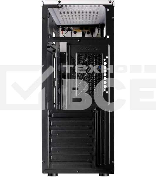 Компьютерный корпус Ginzzu A390 белый Window RGb подсветка 1хUSB 3.0, 2хUSB 2.0, AU