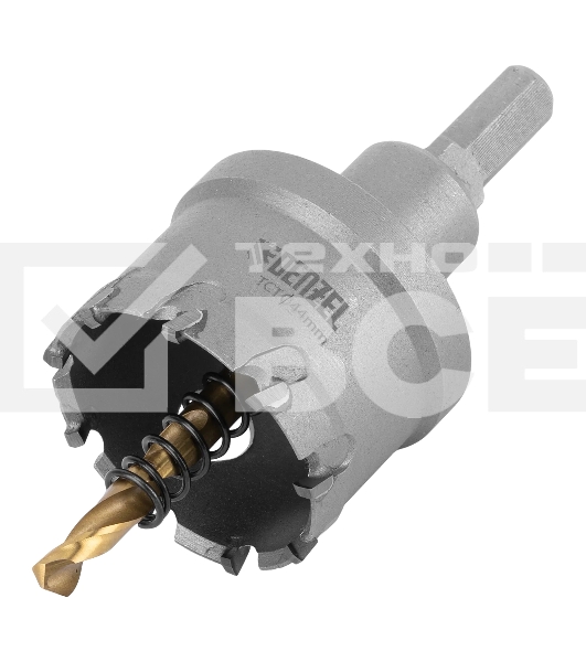 Коронка по металлу Denzel твердосплавная, 44 мм