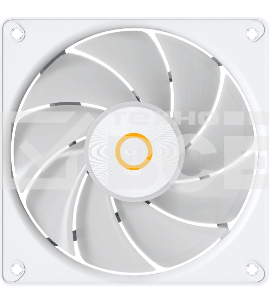 Вентилятор для корпуса Ocypus Gaммa F12 Elite WH ARGb 3 IN 1, 120x120x25мм, 4-PIN PWM, 600-1800 RPM, 26 DBA MAX, HYDRO BEARING