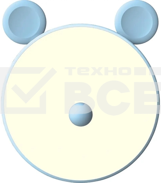 Ночник Gauss NN7026 мышка голубой