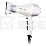 Фен Kelli KL-1110 белый/серебристый, 2400 Вт, фото 1