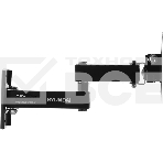 Кронштейн для телевизора Hyundai GL-N1 черный 10'-27' макс.15кг настенный поворотно-выдвижной и наклонный, фото9