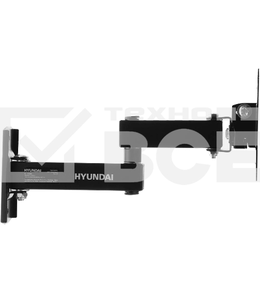 Кронштейн для телевизора Hyundai GL-N1 черный 10'-27' макс.15кг настенный поворотно-выдвижной и наклонный