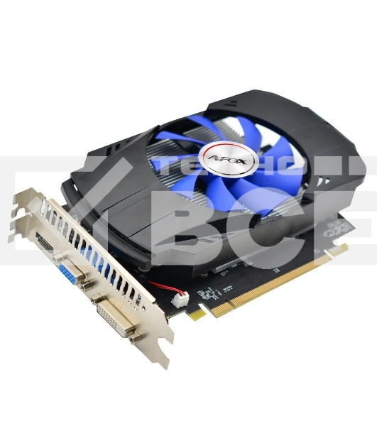 Видеокарта AFOX R7 350 Single Fan 2GB GDDR5 128bit VGA DVI HDMI  RTL{30} (784238)