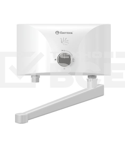 Электроводонагреватель проточный Thermex Vetro 6500 tap
