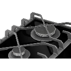 Комбинированная варочная панель HIBERG VM 6021 B независимая, черный, фото6