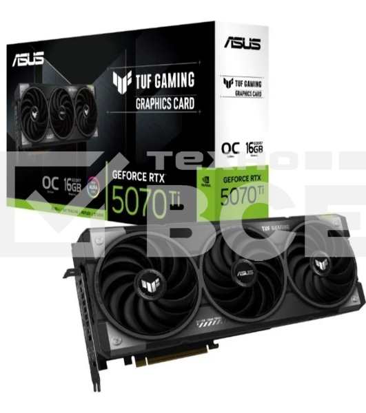 Видеокарта ASUS TUF-RTX5070TI-O16G-GAMING RTX 5070TI ,HDMI*2,DP*3,16G,D7