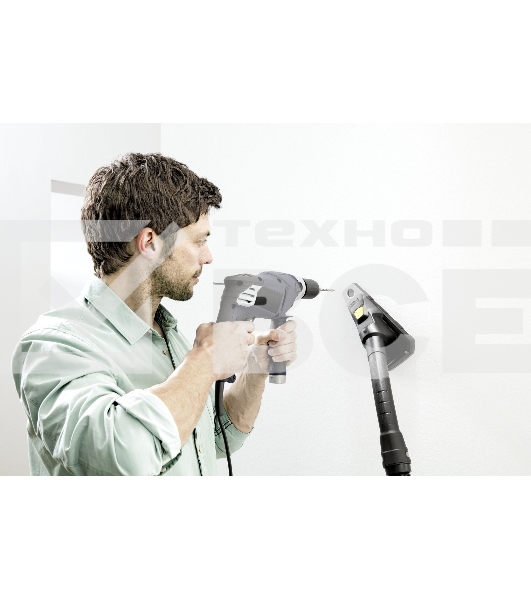Строительный пылесос Karcher WD 6 P S V-30/6/22/T + DDC (YSY) желтый, 1300 Вт, уборка сухая/сбор воды, пылесборник мешок/контейнер, 30 л