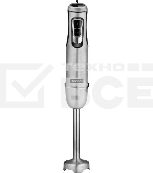 Блендер погружной Rondell RDE-1307 1200Вт черный/серебристый