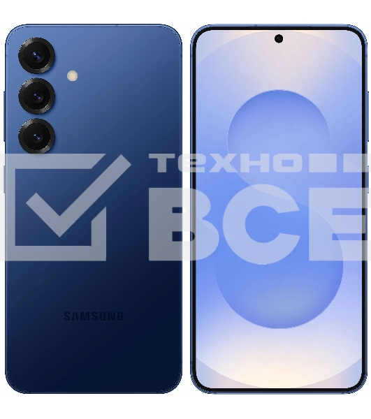 Смартфон Samsung Galaxy S25 12/128Gb, синий