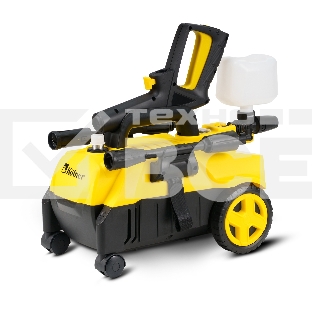 Мойка высокого давления 130/70 бар, KOLNER K140F, на 4 колесах, 1600Вт, 480л/ч, метал.помпа, шланг ВД 5м, кабель 5м, самовсас, Auto stop (пеногенератор)