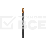 Сверло спиральное по металлу Denzel 10 х 184 мм, Р6М5, Golden Tip, удлиненное, фото10