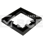 Рамка 1-местная IEK BRITE РУ-1-БрГ графит, фото4