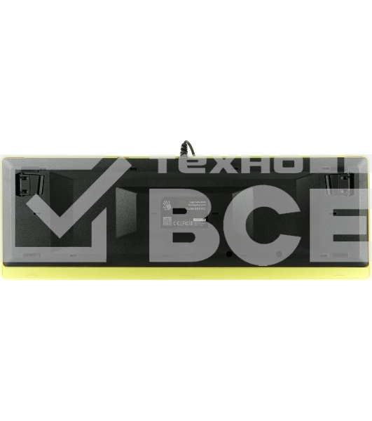 Клавиатура проводная A4Tech Bloody B810RC Punk USB желтый/черный