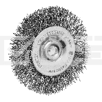 Набор щеток для дрели Denzel 1 Плоская 50 мм, 2 Чашки 25-50 мм, шпилька, нерж. вит. проволока, фото10