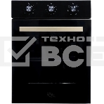 Духовой шкаф электрический Oasis D-45MMB черный, фото 1