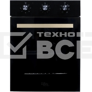 Духовой шкаф электрический Oasis D-45MMB черный