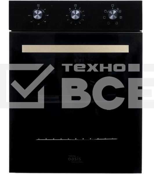 Духовой шкаф электрический Oasis D-45MMB черный