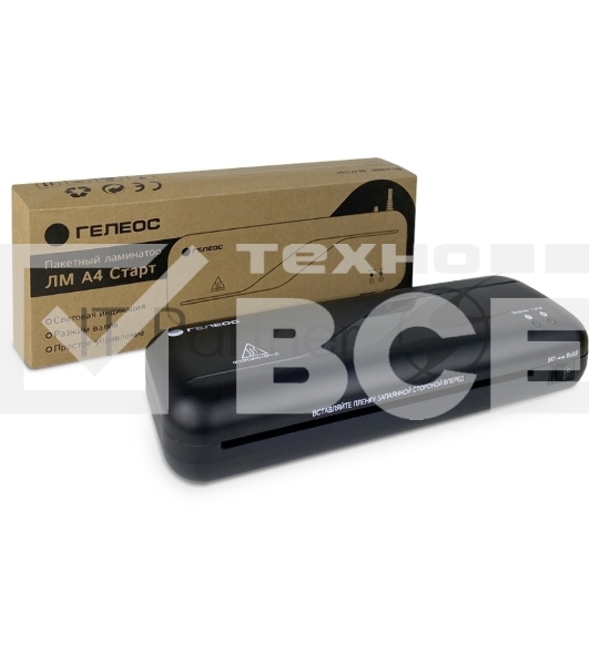 Ламинатор Гелеос ЛМ A4 Старт, 2 вала, А4, 150мкм, 300 мм/мин