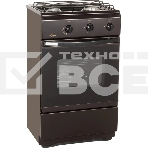 Плита газовая Flama CG 3202 B коричневый, конфорок 2 шт, духовка 30 л, 50 см x 85 см x 35 см, фото2