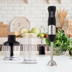 Блендер Vitek VT-3411 ST (стальной, 800 Вт, 6 скоростей, измельчитель 500 мл, стакан 600 мл, управление механическое), фото6