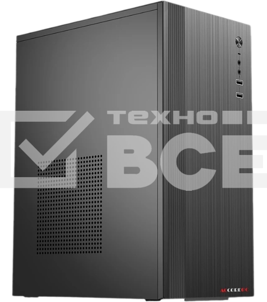 Корпус ACCORD ACC-M802, Mini-Tower, чёрный