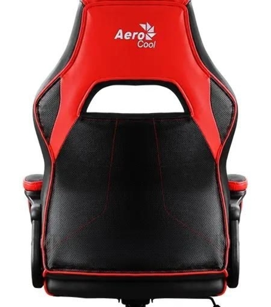 Кресло Aerocool AC40C AIR чёрный, экокожа, 150 кг, механизм качания