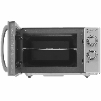 Микроволновая печь CASO MG 20 Ecostyle Ceramic серебристый/черный, 20 л, 700 Вт, переключатели - поворотный механизм, фото3