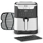 Аэрогриль Tefal Easy Fry & Grill XXL Inox EY801D15 черный, 1830 Вт, 6.5 л, сенсор, 9 программ, фото3