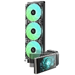 Система водяного охлаждения Deepcool LT360 Vision ARGB черный, алюминий/медь, 2500 об/мин, 33.66 дБ, 4 pin, 350 Вт, фото3
