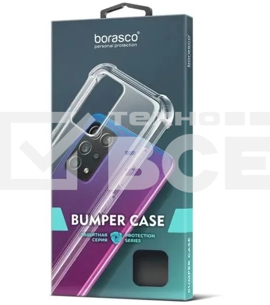 Чехол (клип-кейс) BoraSCO для Honor X5 Plus 72471 прозрачный