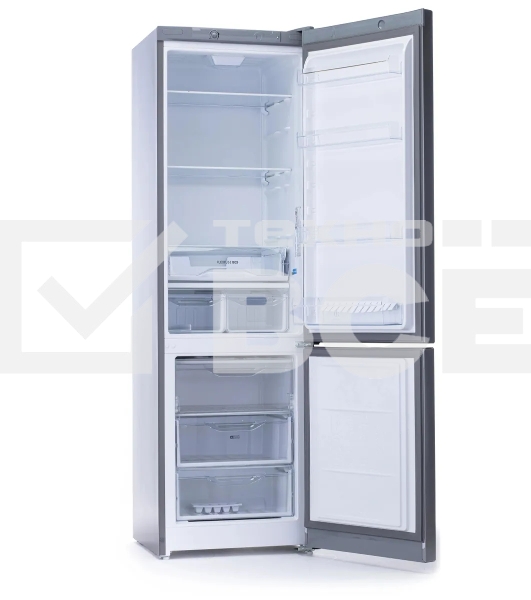 Холодильник Indesit DS 4200 G серебристый двухкамерный 252/87л морозилка снизу