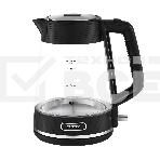 Чайник Centek CT-1014 (черный) стекло 1.7л, 2200Вт, LED, Защита от перегрева, STRIX контроллер, фото 1